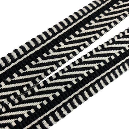 Hermes Shoulder Strap Wsr White Black Canvas Replacement — view 4