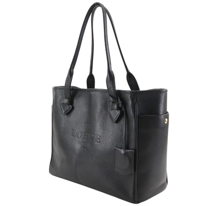 Loewe Heritage Leather Black Tote — view 2