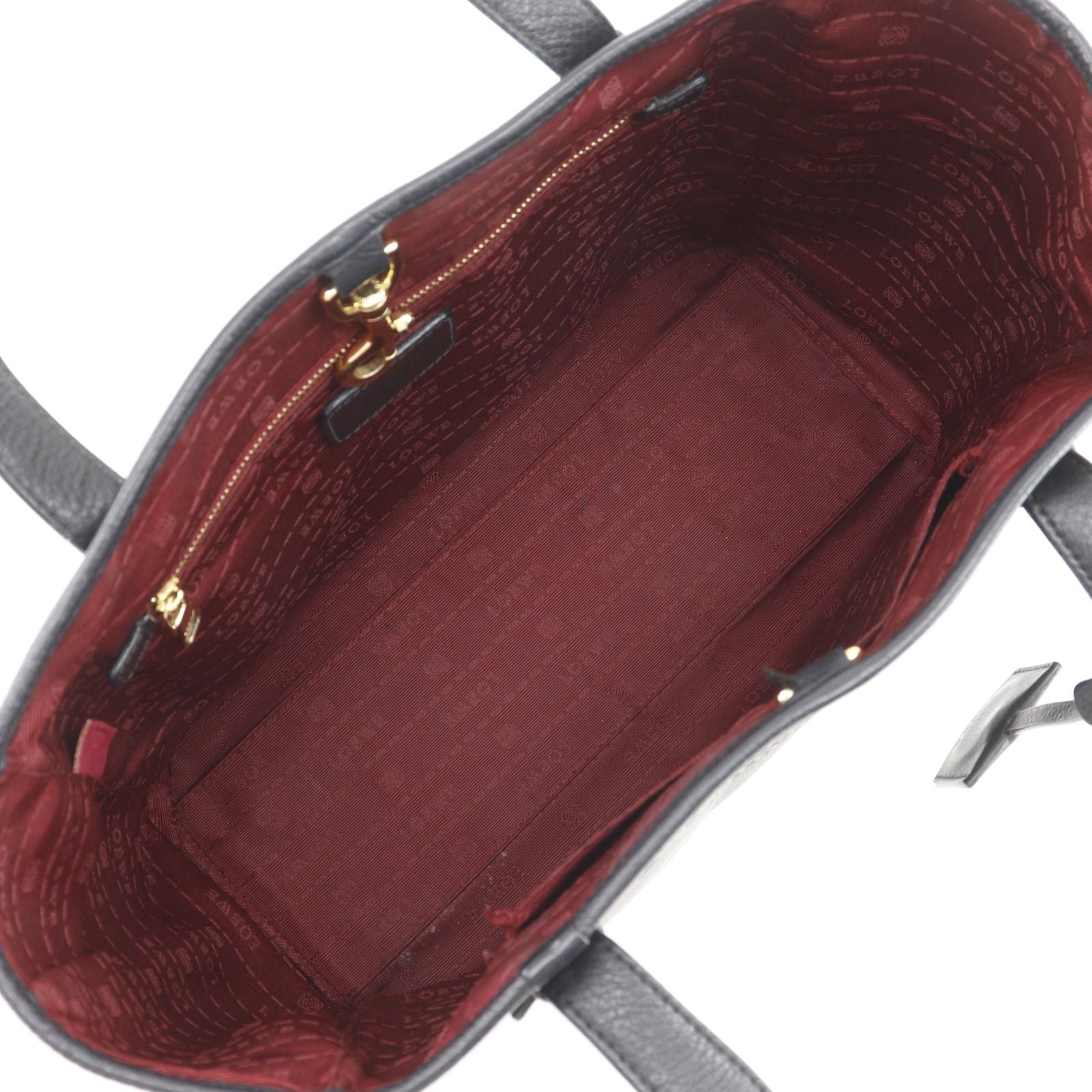 Loewe Heritage Leather Black Tote — view 6