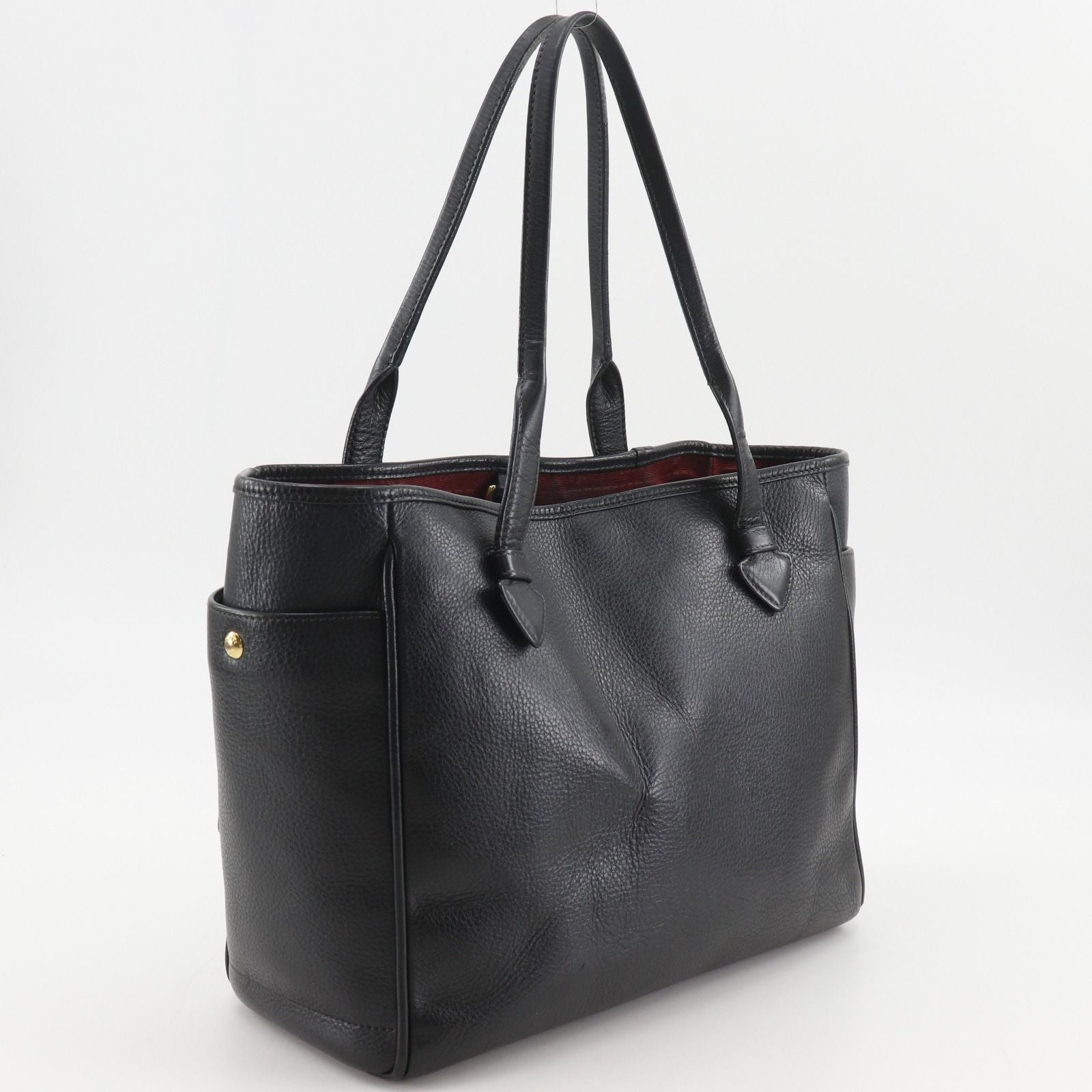 Loewe Heritage Leather Black Tote — view 3