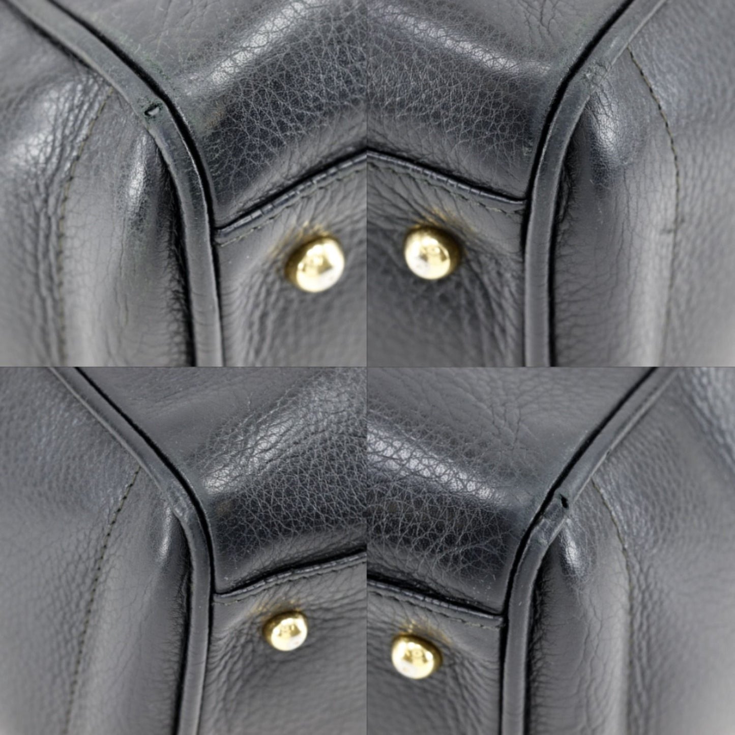Loewe Heritage Leather Black Tote — view 4