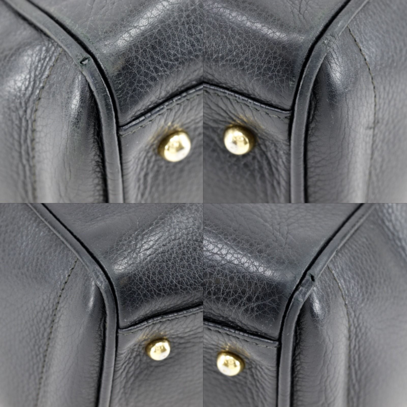 Loewe Heritage Leather Black Tote — view 4