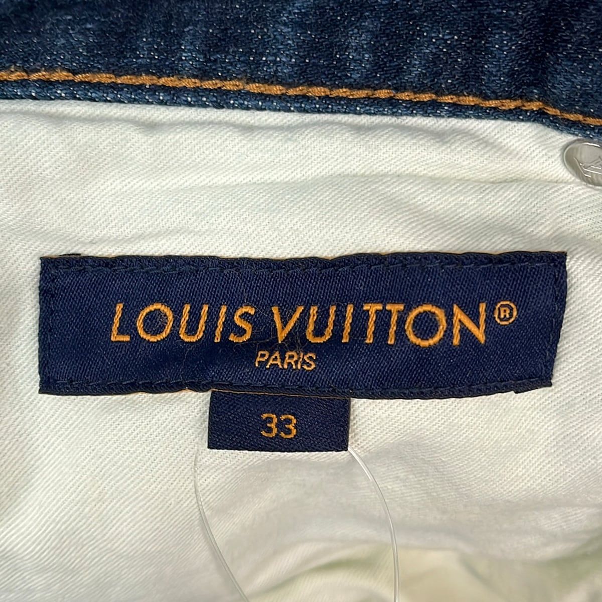 Louis Vuitton Jeans 33 Dkn Navy Full Length — view 3
