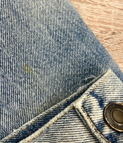 Saint Laurent Denim Jacket Collar Corduroy Crush Processing XS — view 6