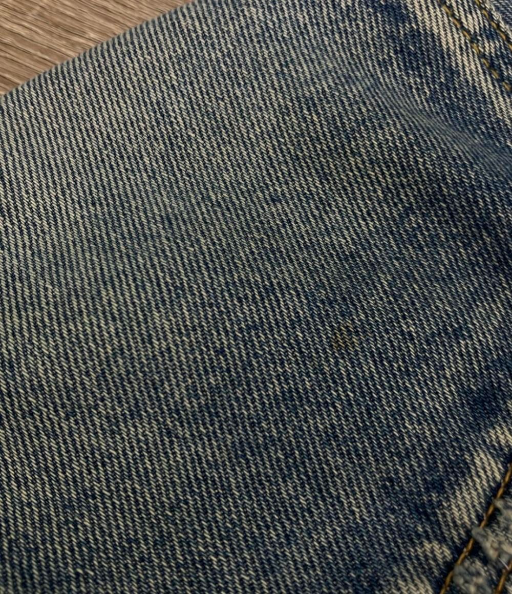 Saint Laurent Denim Jacket Collar Corduroy Crush Processing XS — view 5