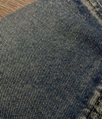 Saint Laurent Denim Jacket Collar Corduroy Crush Processing XS — view 5