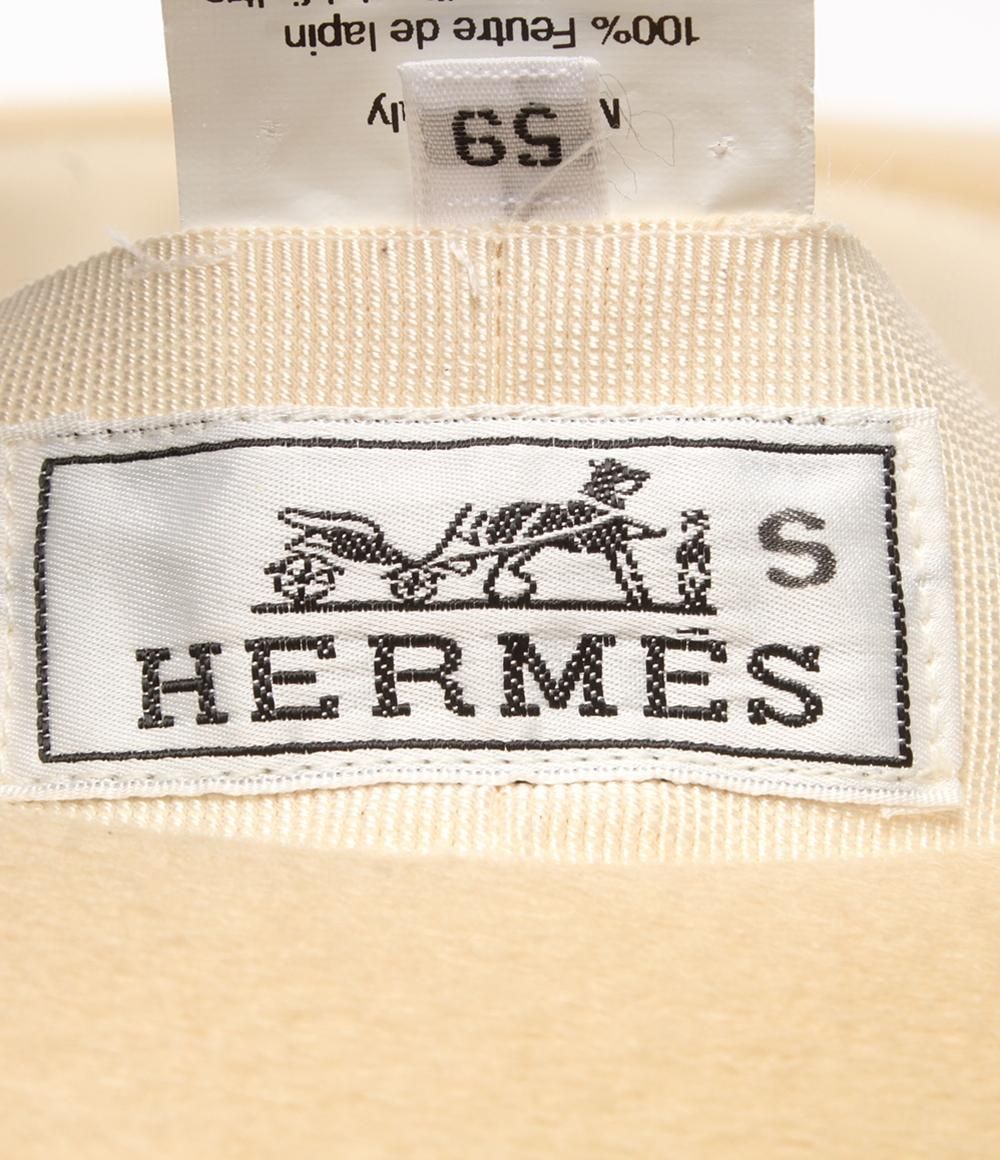 Hermes Rabbit Felt Hat Cashmere 59 — view 5