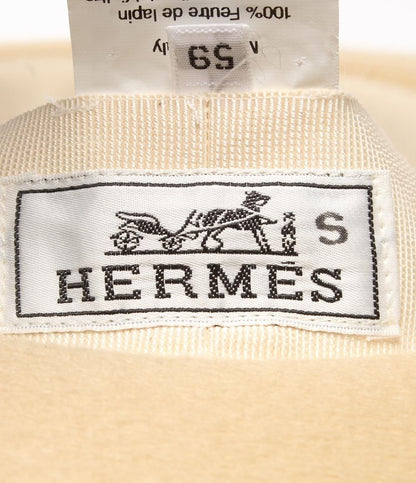 Hermes Rabbit Felt Hat Cashmere 59 — view 5