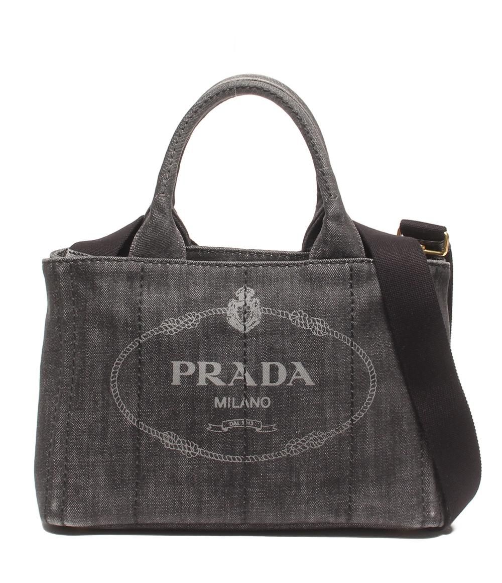 Prada 2-Way Shoulder Bag Crossbody Canapa