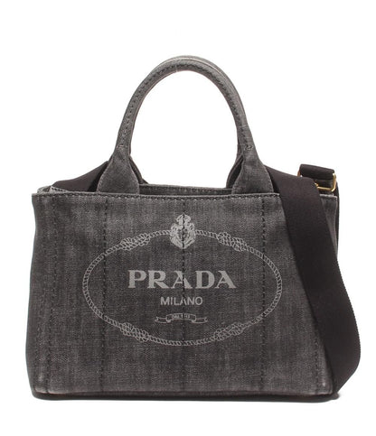 Prada 2-Way Shoulder Bag Crossbody Canapa