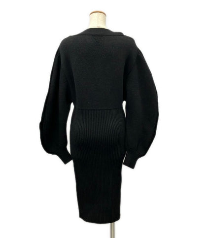 Bottega Veneta Long Sleeveknit Dress Double Face Shetland Tagged — view 2