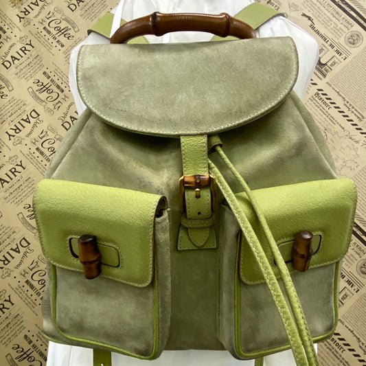 Gucci Backpack Suede Travel Business