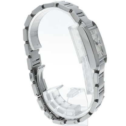 Cartier Tank Francaise LM Watch Auto Depth Box SS Silver Polished — view 4