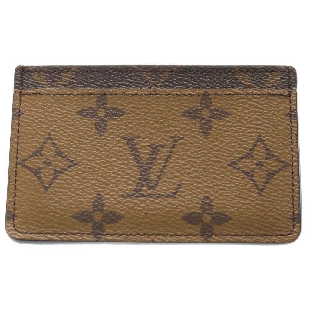 Louis Vuitton Card Holder Sample Monogram Case Brown