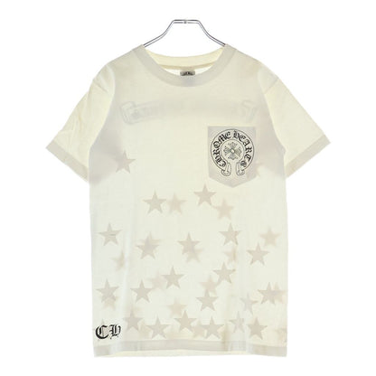 Chrome Hearts Vintage Back Scroll Label Star Print Short Sleeve T-Shirt White