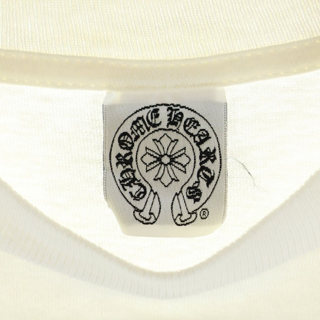Chrome Hearts Vintage Back Scroll Label Star Print Short Sleeve T-Shirt White — view 7