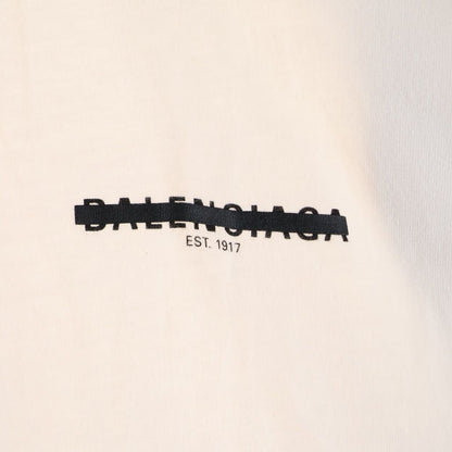 Balenciaga Strike Oversized T-Shirt Double Sided Logo Print Short Sleeve White — view 5