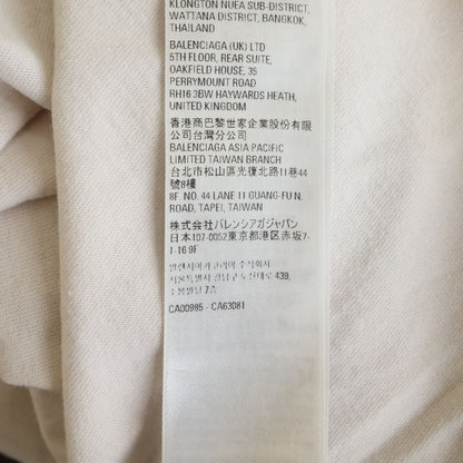 Balenciaga Strike Oversized T-Shirt Double Sided Logo Print Short Sleeve White — view 8