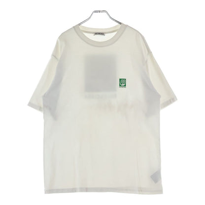 Balenciaga BB Logo Double Sided Print Short Sleeve T-Shirt White — view 2
