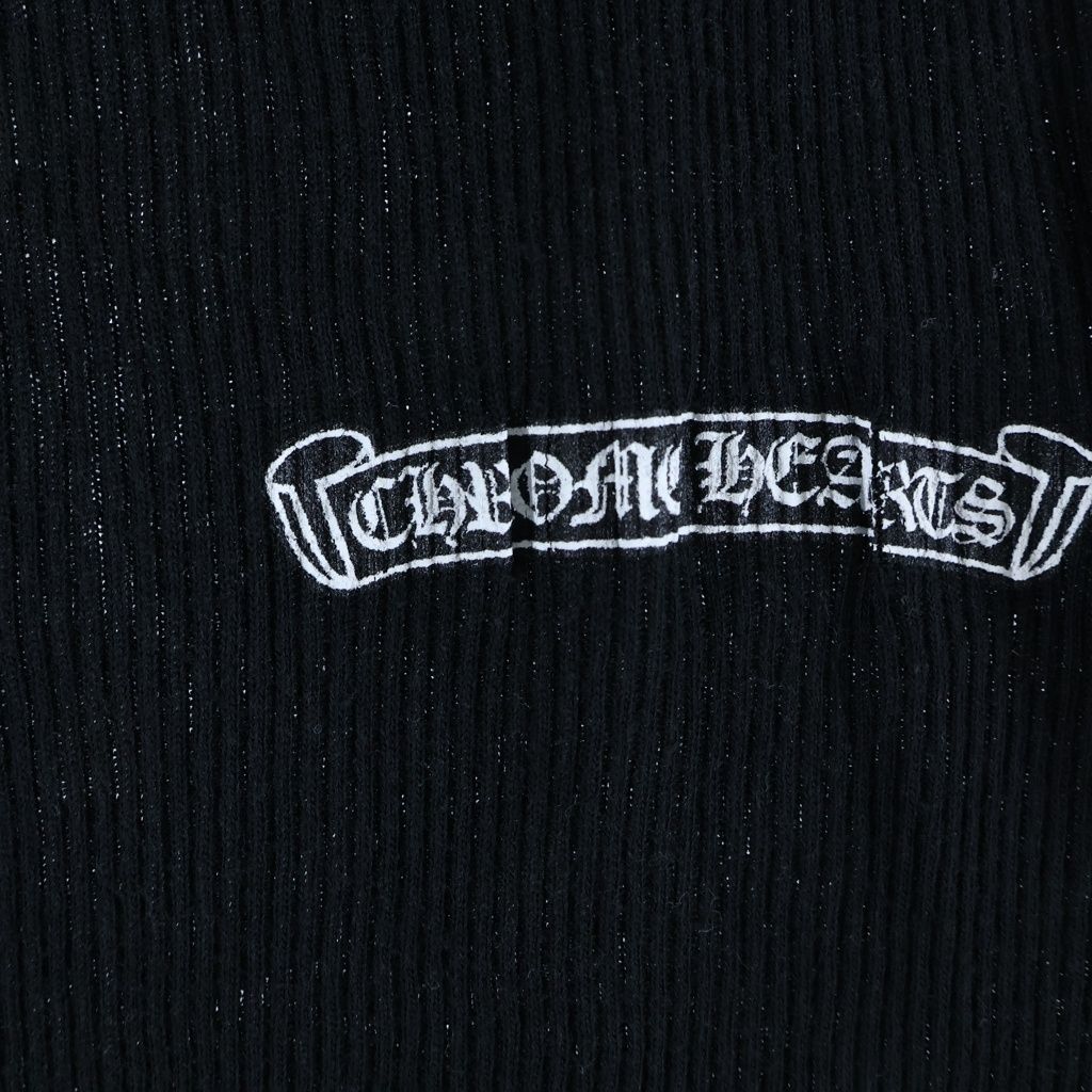 Chrome Hearts Vintage Flare Scroll Label Tank Top Black — view 5