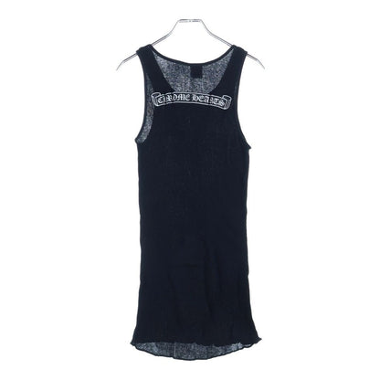 Chrome Hearts Vintage Flare Scroll Label Tank Top Black