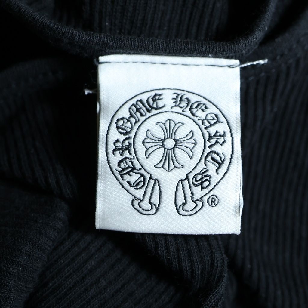 Chrome Hearts Vintage Flare Scroll Label Tank Top Black — view 7