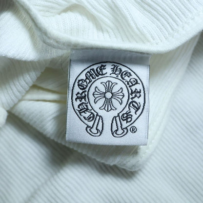 Chrome Hearts Vintage Back Floral Cross Scroll Tank Top Label White — view 7