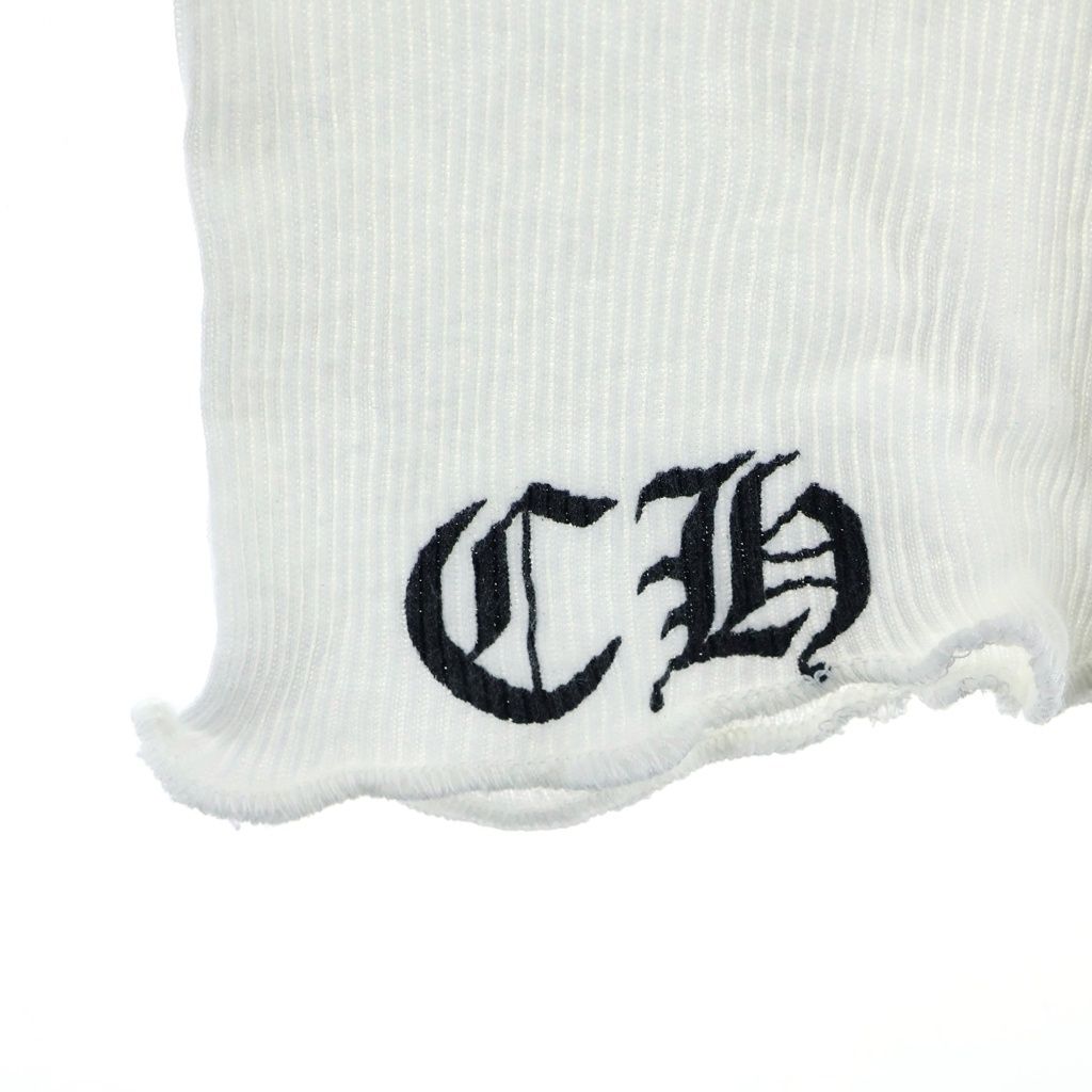 Chrome Hearts Vintage Back Floral Cross Scroll Tank Top Label White — view 5