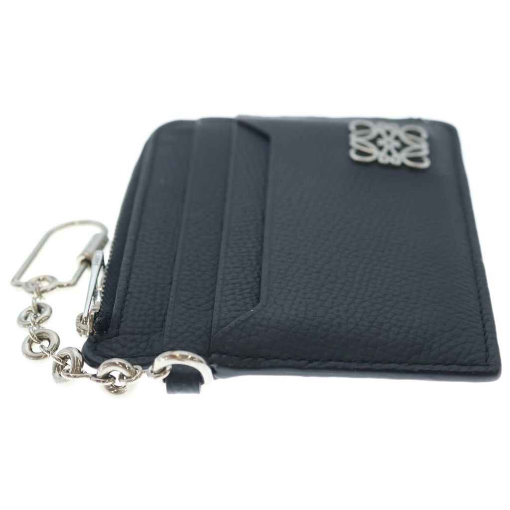 Loewe Anagram Card Case Coin Black Leather — view 3