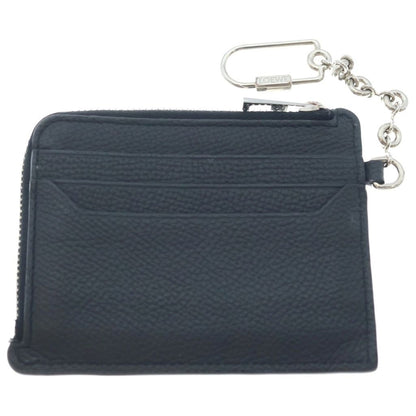 Loewe Anagram Card Case Coin Black Leather — view 2
