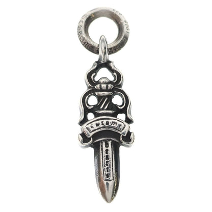 Chrome Hearts 5 Dagger 5 Charm Pendant Silver