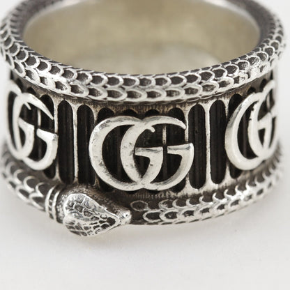 Gucci Double Snake 925 Sterling Silver Ring — view 5