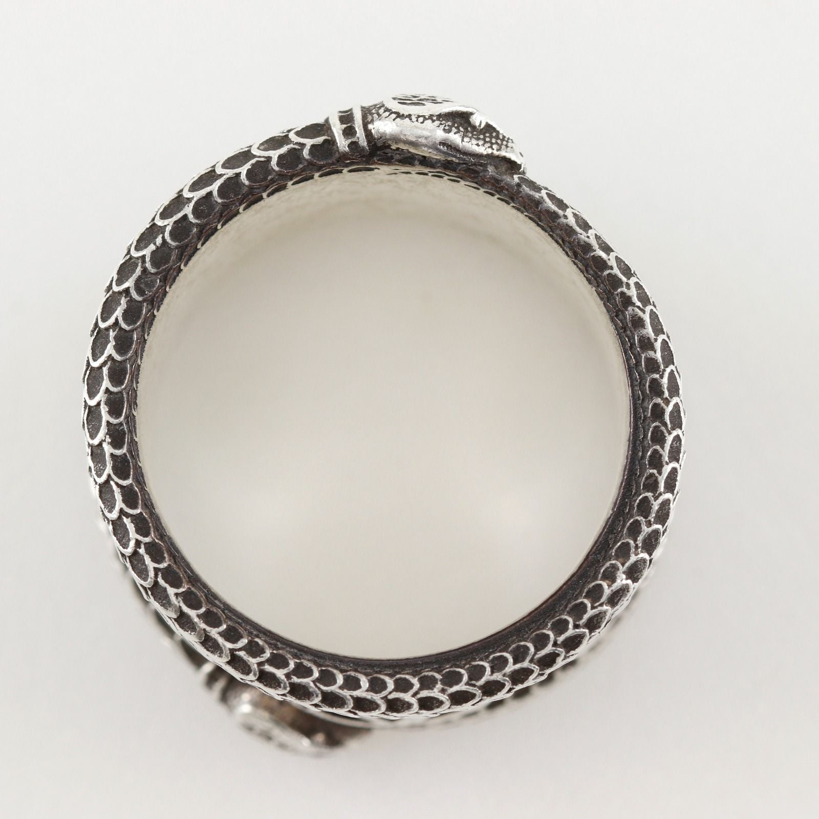 Gucci Double Snake 925 Sterling Silver Ring — view 4