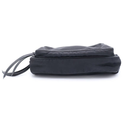 Prada Triangle Logo Belt Bag Black — view 4