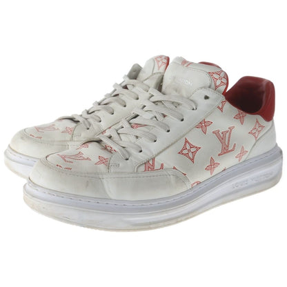 Louis Vuitton Beverly Hills Line Monogram Leather Low Cut Sneakers White — view 2
