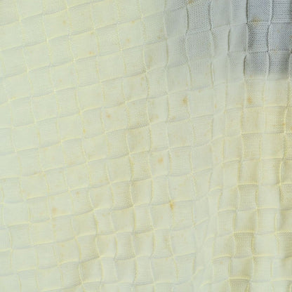 Louis Vuitton Block Check Cable Knit Cotton Polo White Sweater — view 5