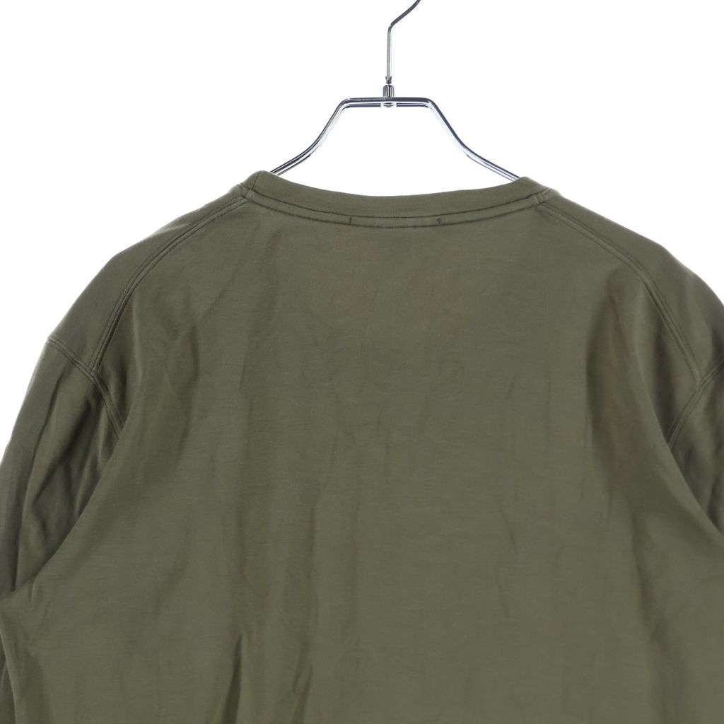 Louis Vuitton Damiepi Snem Long Sleeve Top Khaki — view 4