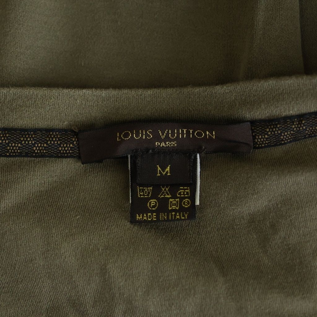 Louis Vuitton Damiepi Snem Long Sleeve Top Khaki — view 6
