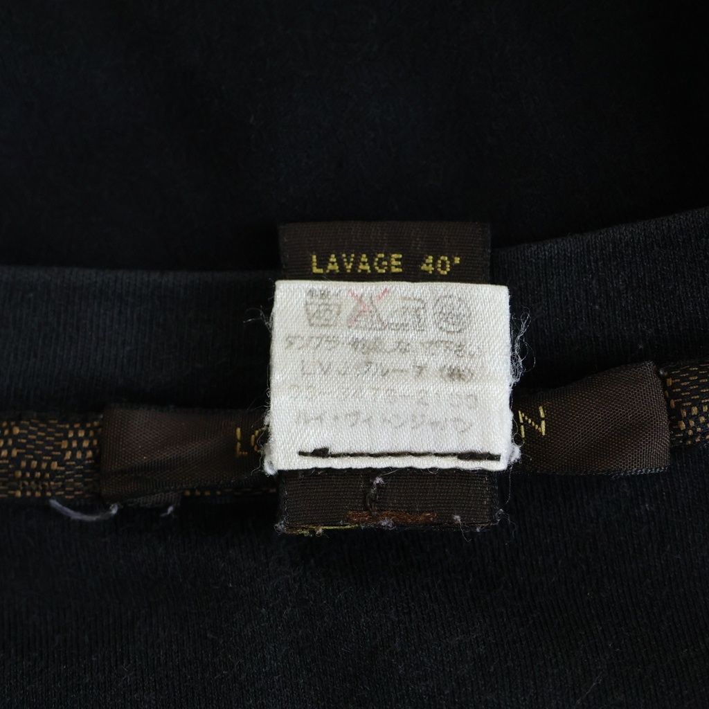 Louis Vuitton Damiepi Snem Long Sleeve Top Black — view 8