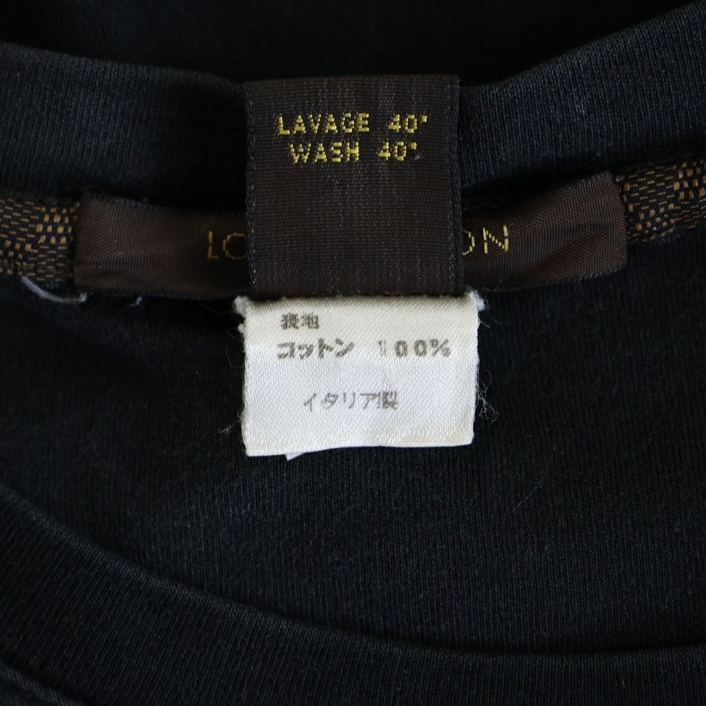 Louis Vuitton Damiepi Snem Long Sleeve Top Black — view 7