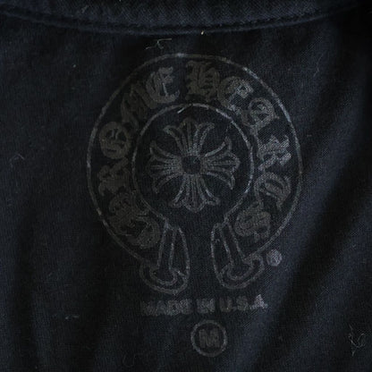 Chrome Hearts Neck Logo L S Tee Print Long Sleeve T-Shirt Black Blue — view 7