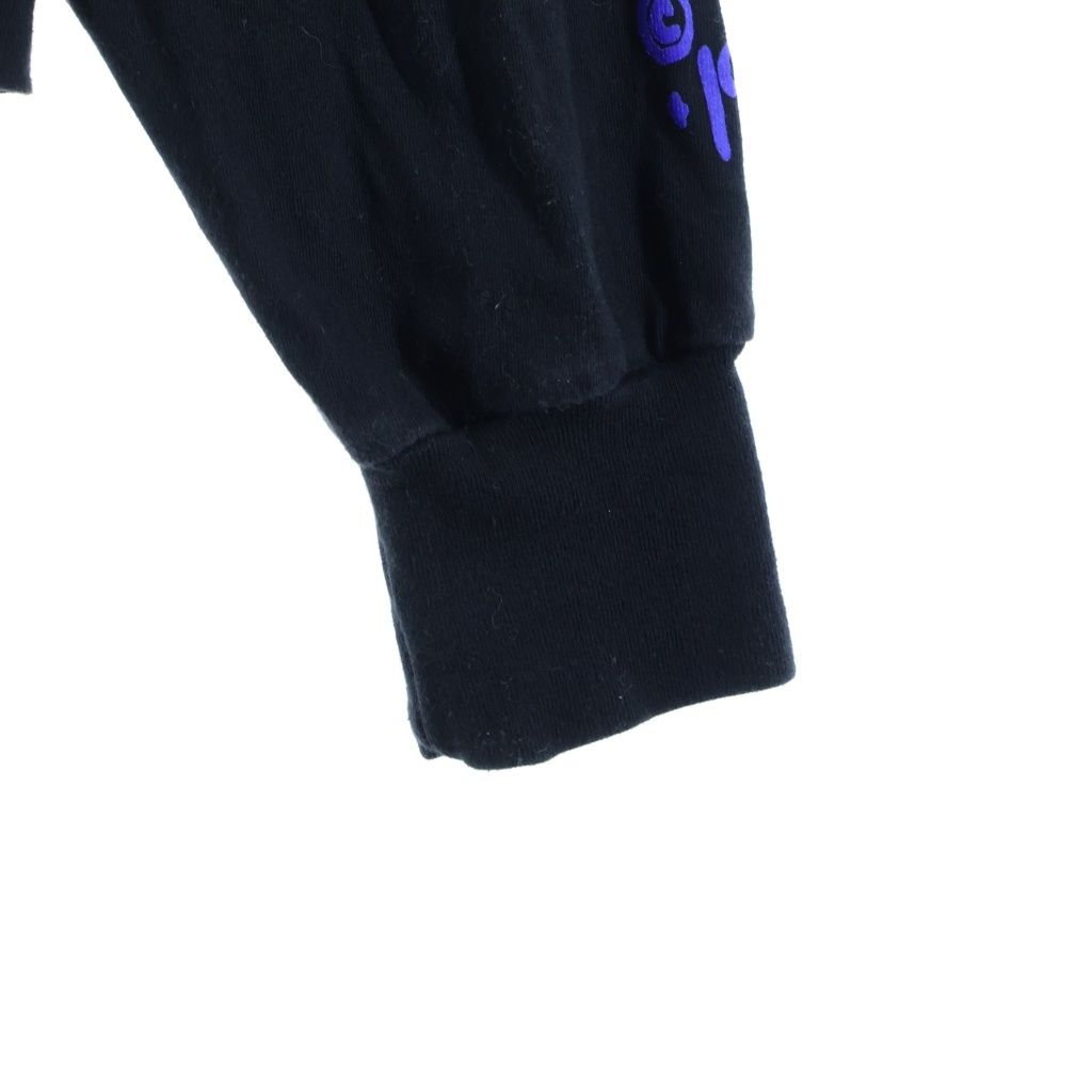 Chrome Hearts Neck Logo L S Tee Print Long Sleeve T-Shirt Black Blue — view 5