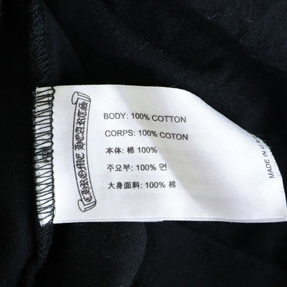 Chrome Hearts Neck Logo L S Tee Print Long Sleeve T-Shirt Black Blue — view 8
