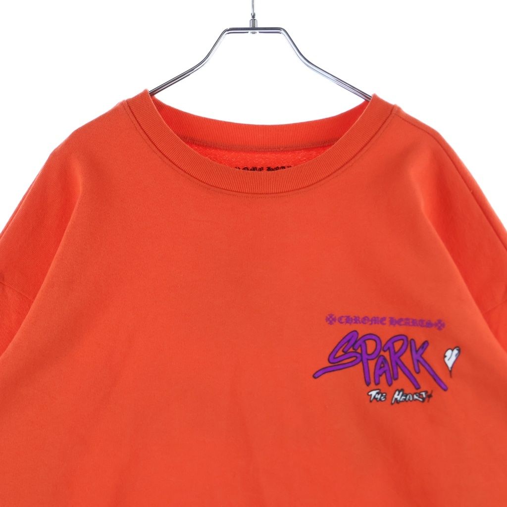 Chrome Hearts Matty Boy Spark the Heart Sweatshirt Boy Pro the Print Crew Neck — view 3