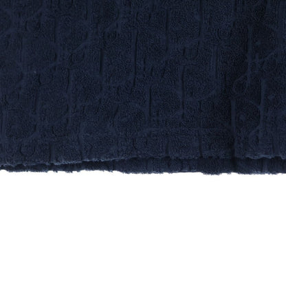 Dior Oblique Terry Jacquard Crew Neck T-Shirt Navy — view 6