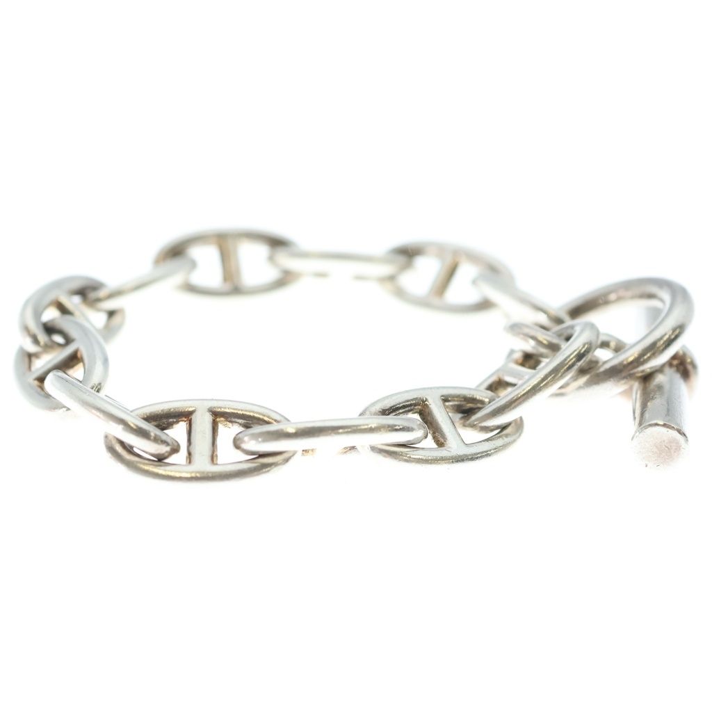 Hermes Chaine D'ancre GM Chain Bracelet Silver — view 3