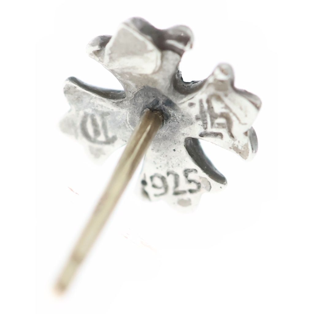 Chrome Hearts No2 CH Pls Dia CH Plus Stud Earrings Silver — view 2