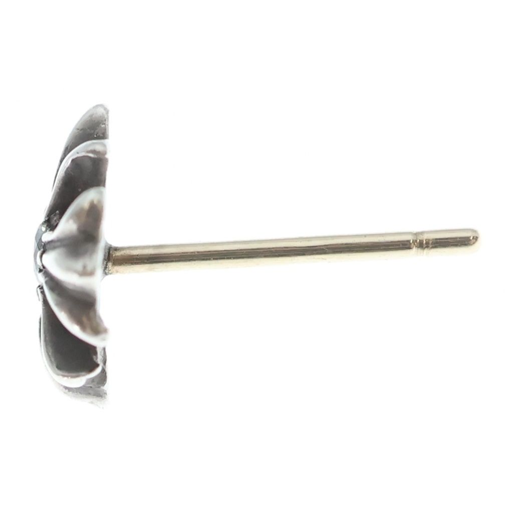 Chrome Hearts No2 CH Pls Dia CH Plus Stud Earrings Silver — view 4