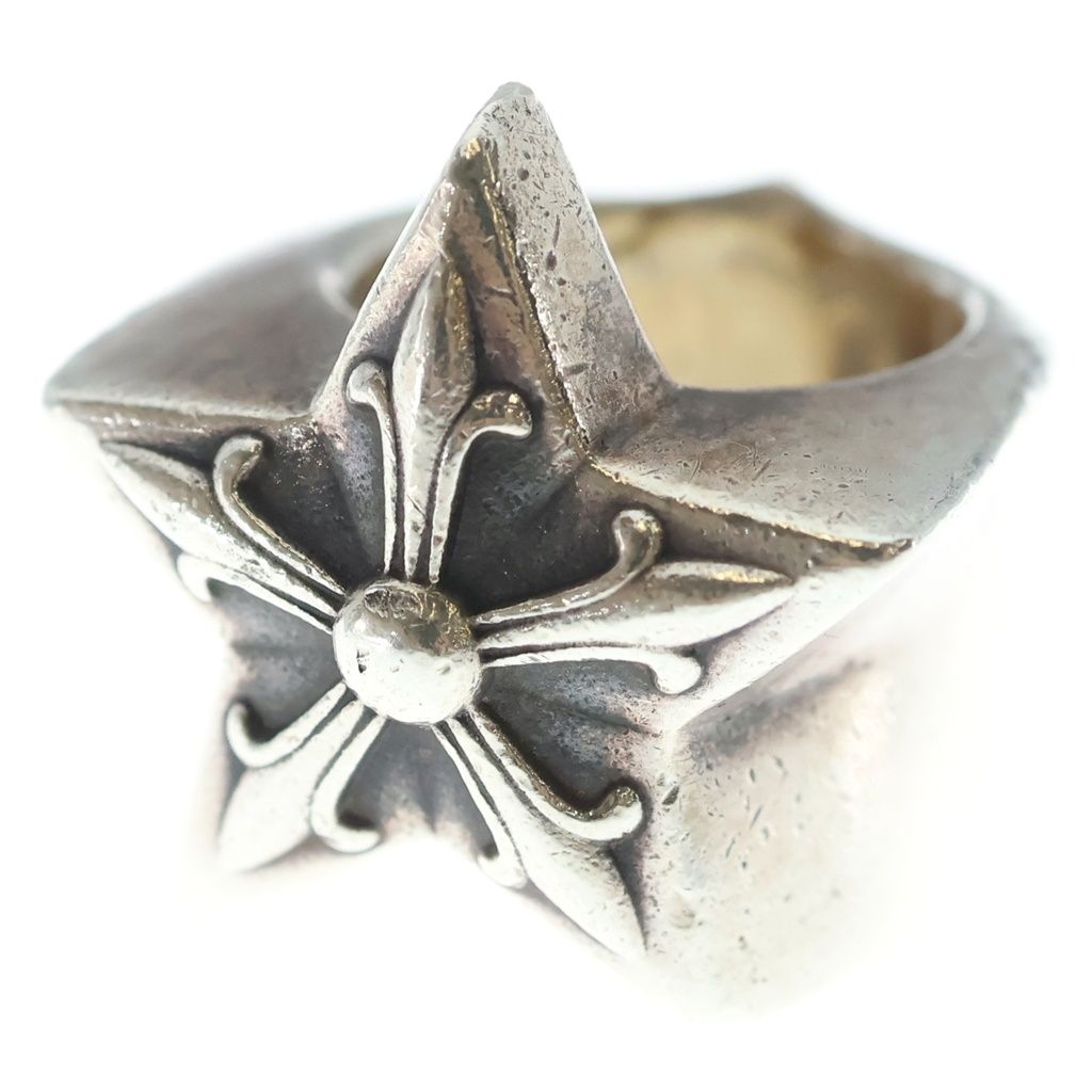 Chrome Hearts Str Lrg Ring Large Star Silver