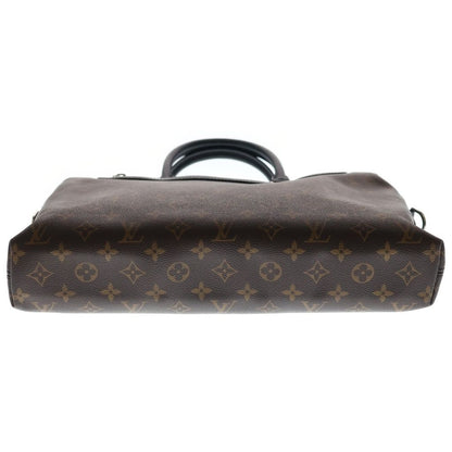 Louis Vuitton Porte Documents Jour NM Monogram Macassar Leather 2-Way Hand — view 4